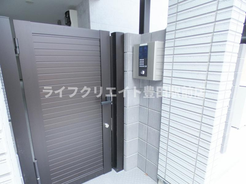 MELDIA長沼Ⅱのエントランス