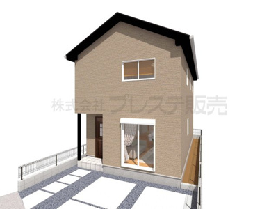 【完成予想図】 | 大和郡山市新木町の新築一戸建 全３区画 | Ｂ号地建物完成イメージ