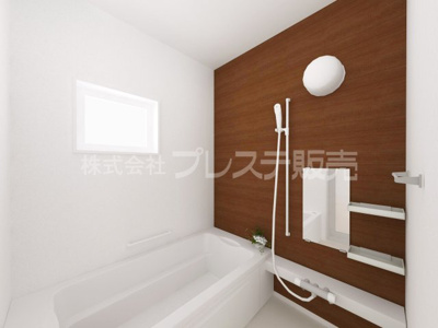 【浴室】 | 大和郡山市新木町の新築一戸建 全３区画 | Ｂ号地浴室完成イメージ／広々１坪タイプ♪