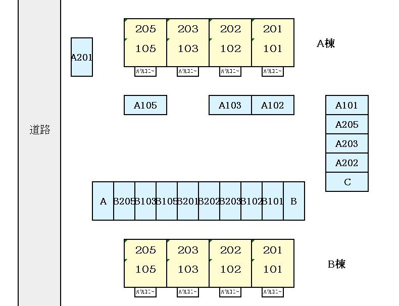ニューシティ大西７０Ａの駐車場|駐車場
