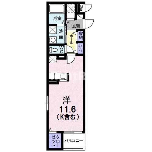 ステーション　いこいの間取り|間取図