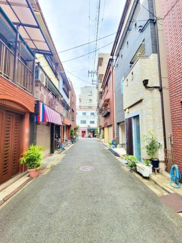 城東区鴫野西５丁目中古戸建の前面道路含む現地写真