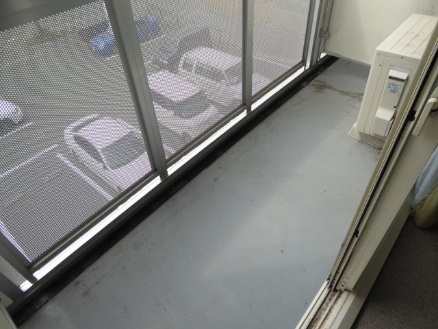レオパレスセジュールカーサ玉名のバルコニー