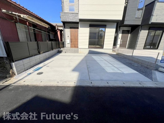 流山市東初石4丁目　新築戸建　全2棟　1号棟の駐車場|カースペース並列2台