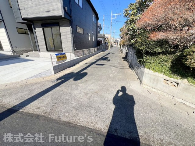 流山市東初石4丁目　新築戸建　全2棟　2号棟の前面道路含む現地写真|前面道路含む現地写真です。