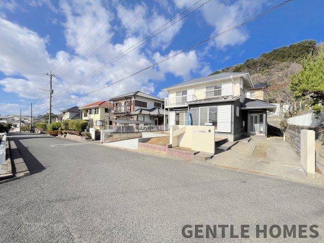 みどりが丘２丁目戸建ての前面道路含む現地写真