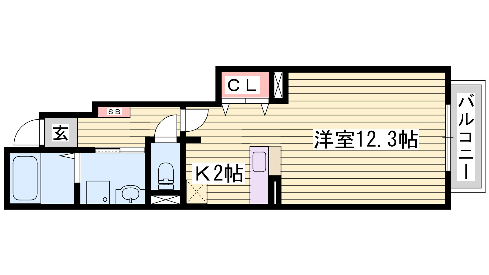 プリートの間取り
