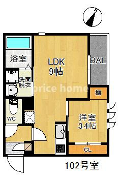 【間取り】 | GRANDTIC　エール大橋