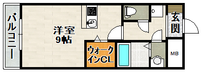 ONLYONE川西小花苑の間取り