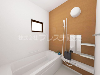 【浴室】 | 大和郡山市新木町の新築一戸建 全３区画 | Ａ号地浴室完成イメージ／広々１坪タイプ♪
