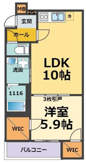 【間取り】 | フジパレス　ヴェール