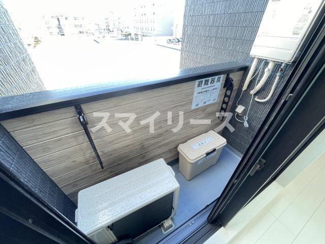 クレア天王台のバルコニー