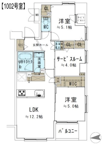 【間取り】 | ラグラースダイヤモンドマンション秋葉原 10F | ●新規内装スケルトンフルリノベーション！