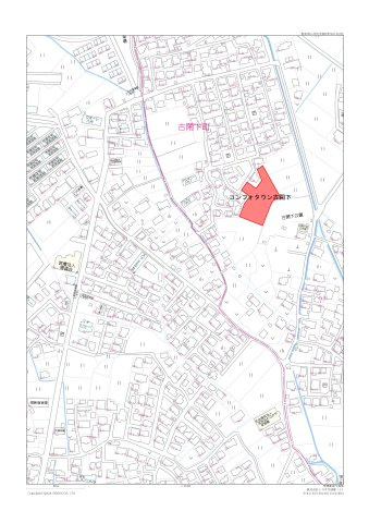 【建築条件なし】コンフォタウン古閑下　7号地の地図