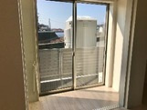 熊本市西区松尾１丁目のアパートのバルコニー