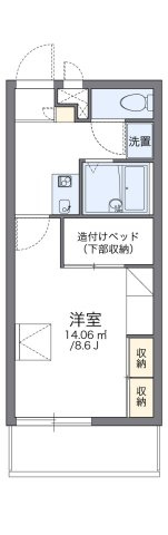 【間取り】 | レオパレスルミナス イースト