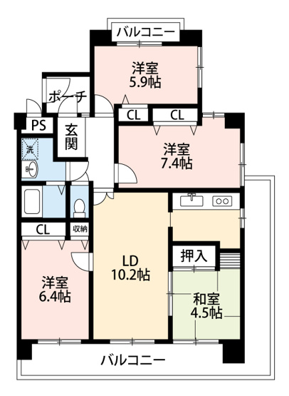 【間取り】 | アリア33レジデンス