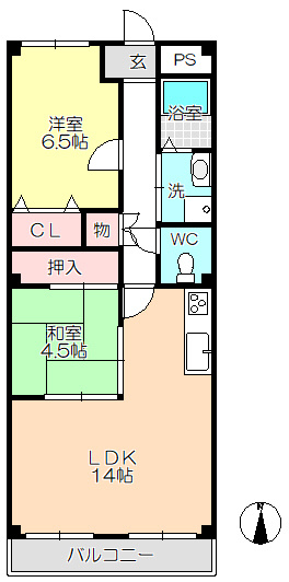 【間取り】 | ケイズコート1