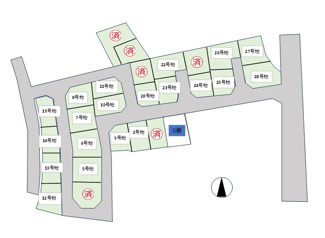 【区画図】 | 西脇市和田町28区画分譲地