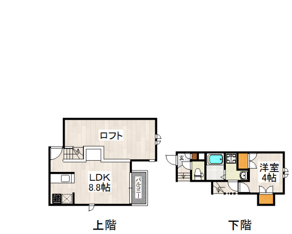 【間取り】 | CB東比恵アトラス