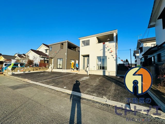 クレイドルガ-デン宅間田第1期の前面道路含む現地写真