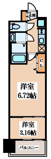【間取り】 | AELL OSAKA EAST