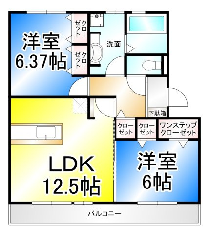 バン・ド・ソレイユの間取り