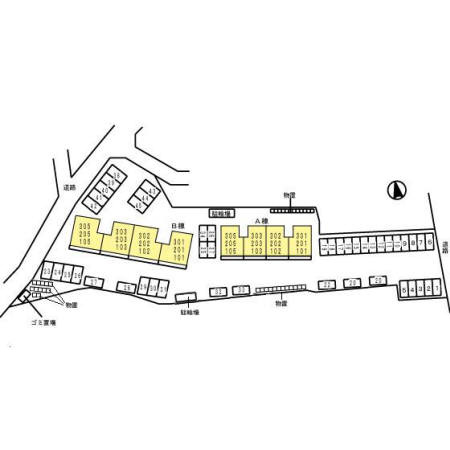 バン・ド・ソレイユの区画図