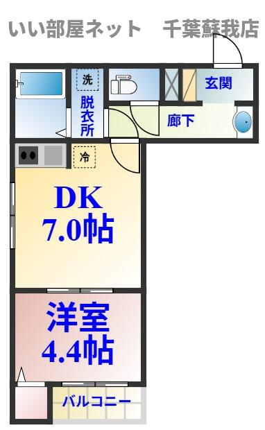 モンテ・ソラーレの間取り|ひと味違う？不動産屋のイメージを変えたい！『いい部屋ネット千葉蘇我店』へ是非お越しください♪