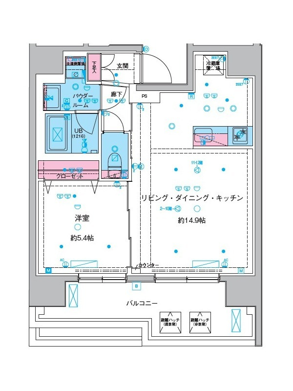 ジェノヴィア本所吾妻橋Ⅲの間取り