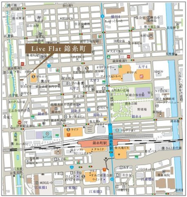 【地図】 | ＬｉｖｅＦｌａｔ錦糸町