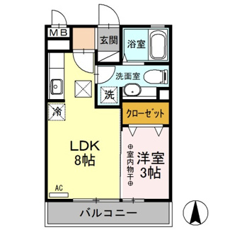 【間取り】 | クレール シャンブル