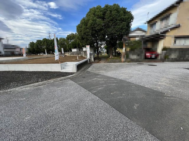 瀬戸東町　建築条件なし　売土地　Ｂ区画の前面道路含む現地写真