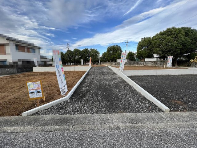 瀬戸東町　建築条件なし　売土地　Ｂ区画の前面道路含む現地写真