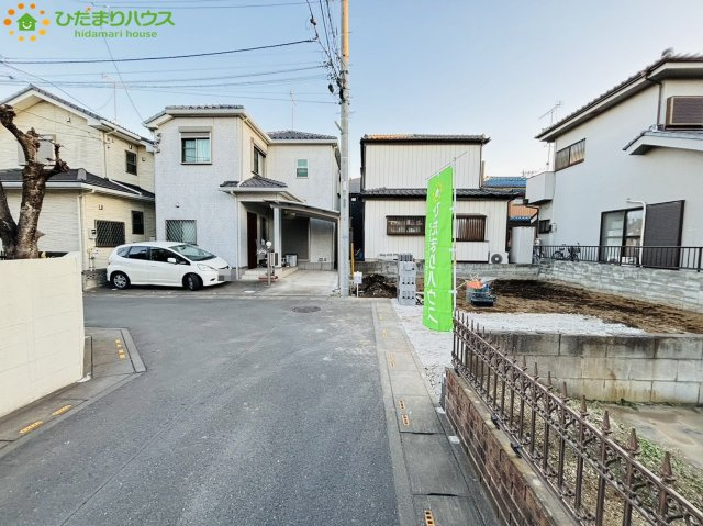 上尾市今泉　23-1期　売地　リナージュ　01の前面道路含む現地写真