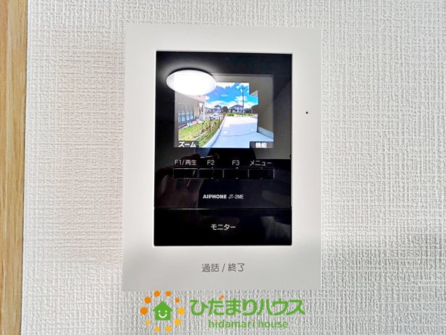 久喜市上町　新築一戸建て　04　クレアスタウン　のセキュリティ|扉を開けずにお相手の姿を確認出来て安心。