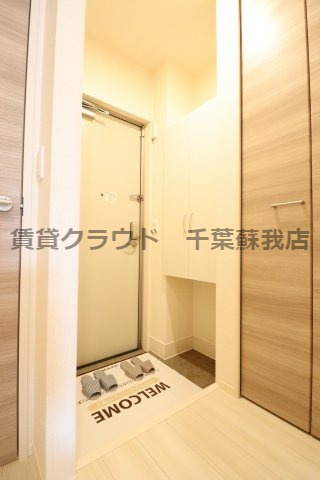 リオハイトの玄関|シューズボックス付きのゆったりとした玄関です