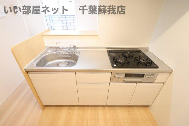 ソレイユのキッチン|きれいなキッチンです