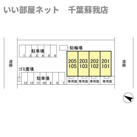 ソレイユの区画図