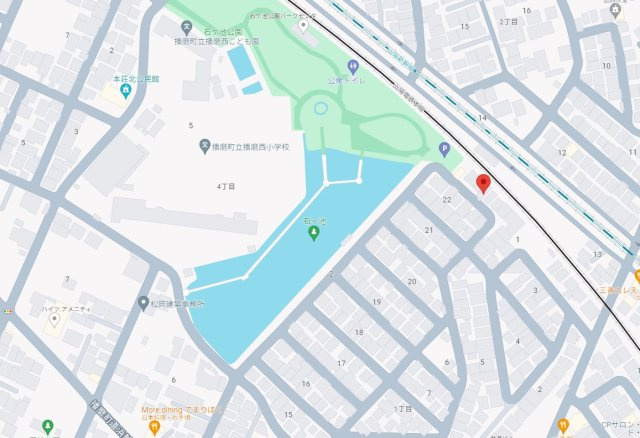 加古郡播磨町北本荘1丁目　中古戸建の地図