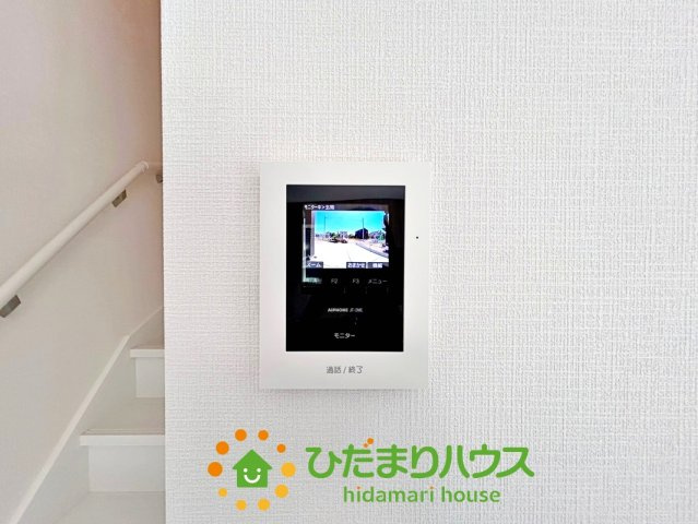 久喜市上町　新築一戸建て　02　クレアスタウン　のセキュリティ|モニター付きだからお顔が見えて安心！