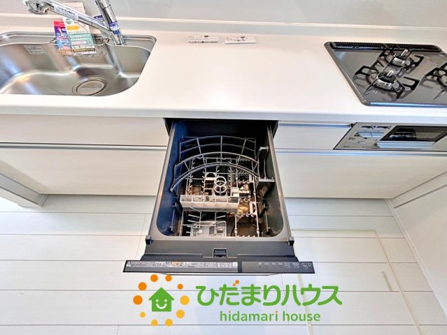 久喜市上町　新築一戸建て　02　クレアスタウン　の設備|食器洗いはこちらにお任せ！