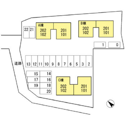 【区画図】 | ピースタウン・アイリスB
