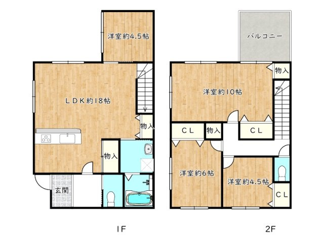 【間取り】 | 姫路市北原／中古戸建【オーナーチェンジ】