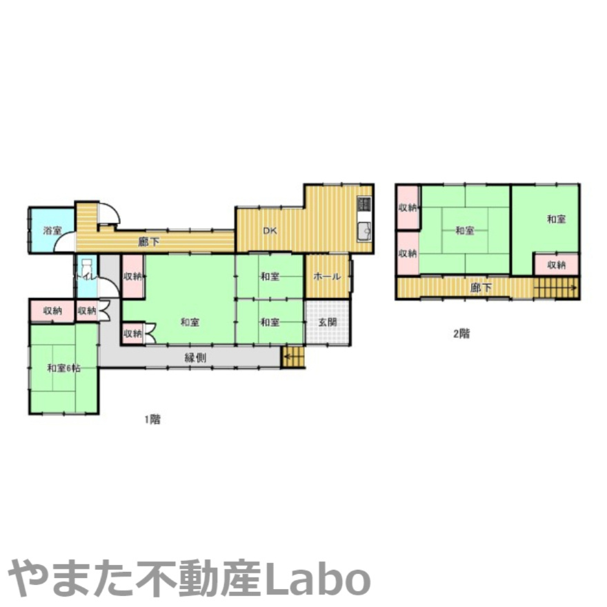 岩美郡岩美町大谷中古戸建の間取り