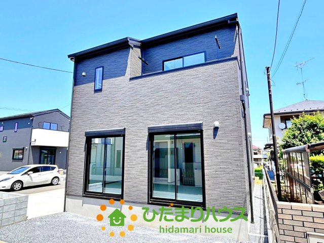 久喜市上町　新築未使用　07　クレアスタウン　の外観|落ち着いたカラーのシックな外観です！