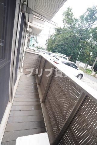 グリーンコート貝塚３号館のバルコニー
