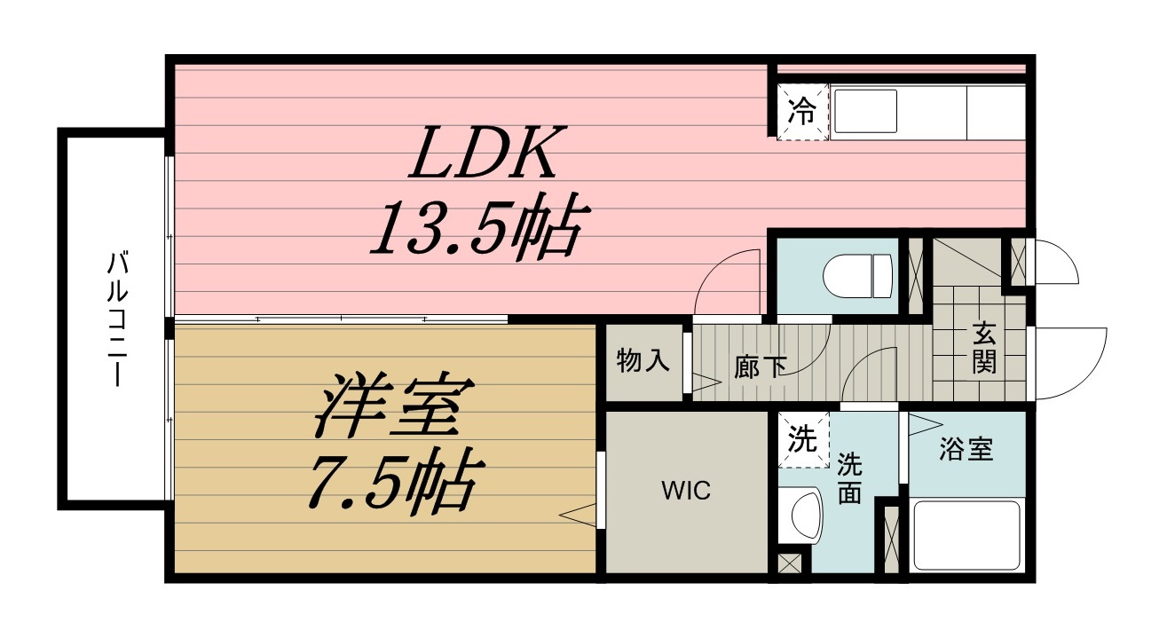 グリーンコート貝塚３号館の間取り