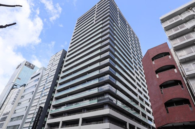 【外観】 | ローレルタワー南森町ル・サンク | 2017年１月建築　南森町駅徒歩１分の便利な立地