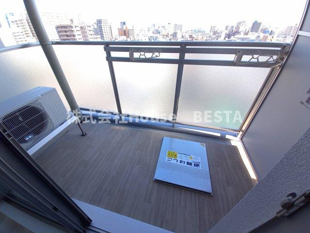 エスリード神戸ハーバークロスのバルコニー
